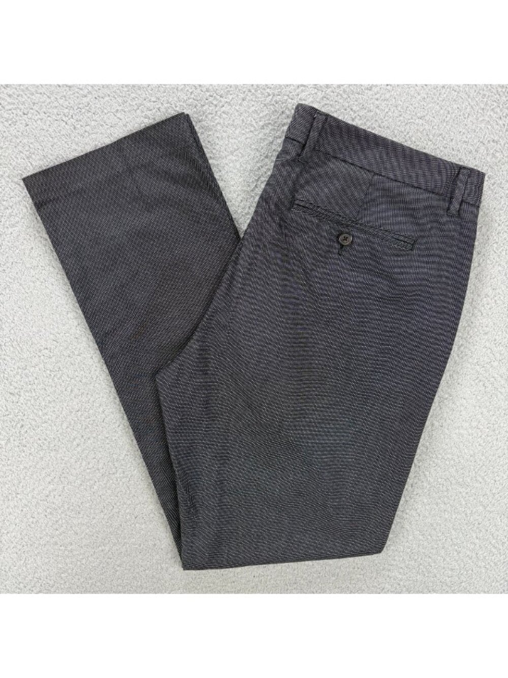 Bonobos Pants Mens 36 x 34 Black White Weekday Warrior Tuesday Slim Fit Slacks